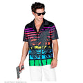Miami Palmenhemd 80er Herren