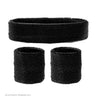 Ensemble Bandeau Sportif Noir