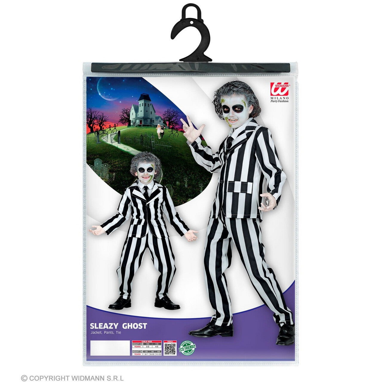 Op deze afbeelding zie je een Kostuums, van het merk Widmann. Eregast Van Het Spookgala Jongen Kostuum