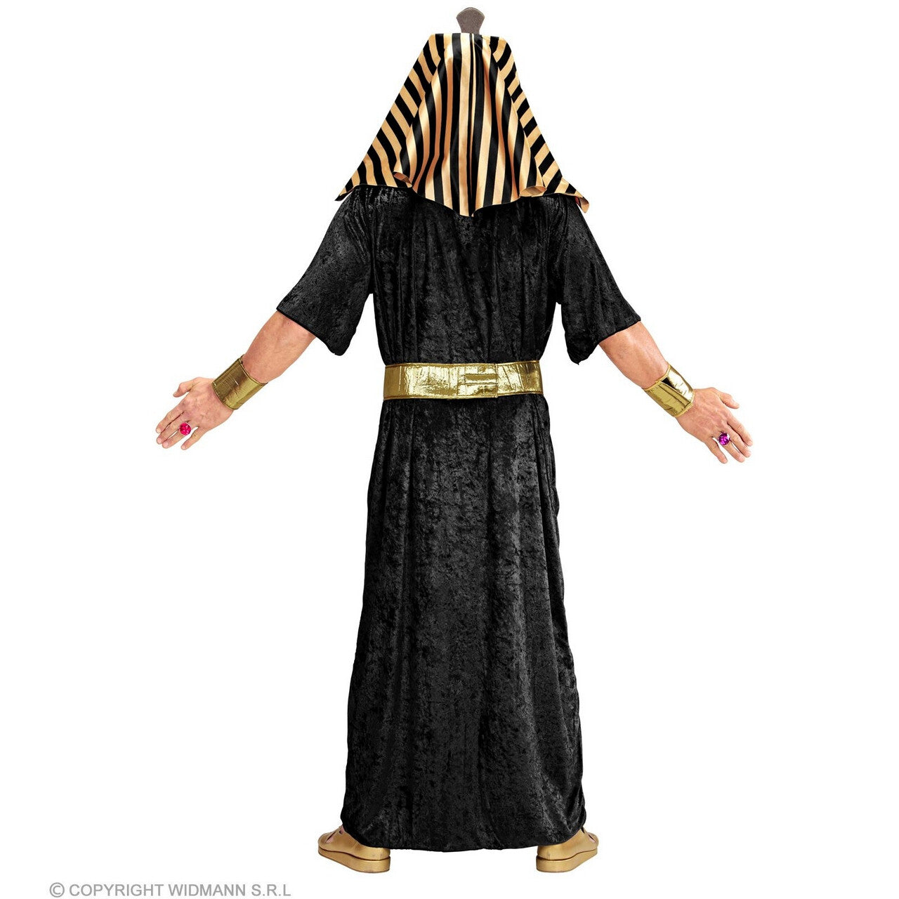 Op deze afbeelding zie je een Kostuums, van het merk Widmann. Belangrijke Egyptische Farao Toeta Man Kostuum