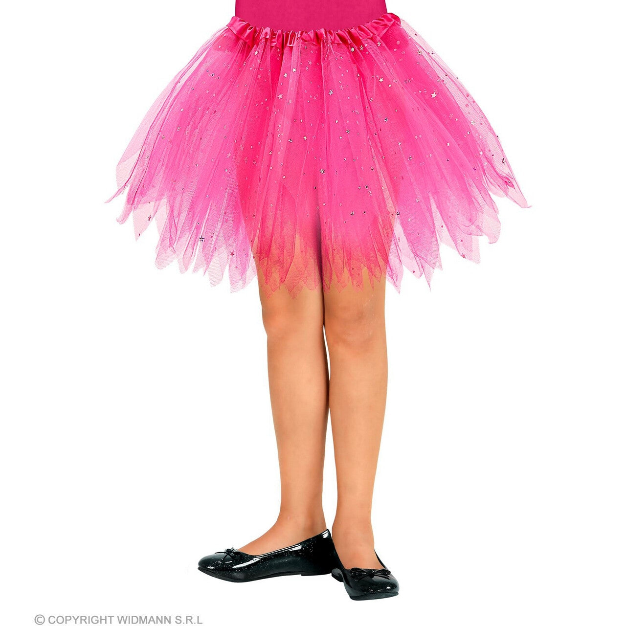 Op deze afbeelding zie je een Kostuums, van het merk Widmann. Ballet Prinses Rosa Tutu 30 Centimeter Roze Meisje