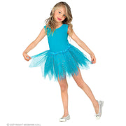 Op deze afbeelding zie je een Kostuums, van het merk Widmann. Hemelse Sterren Tutu 30 Centimeter Blauw Meisje