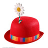 Melonenhut Mit Blume, Rot