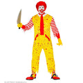 Mckiller Fastfood Clown Man Kostuum