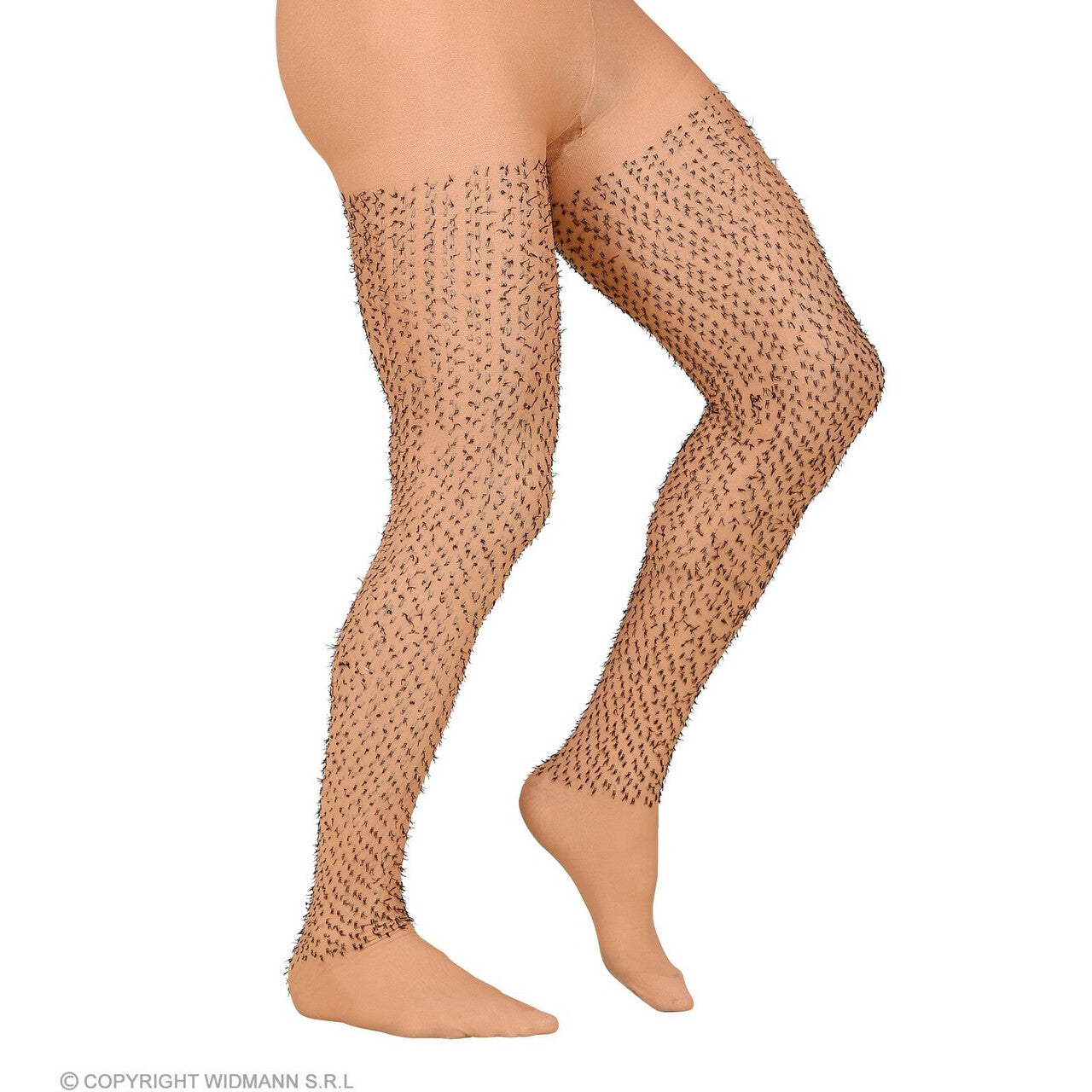 Op deze afbeelding zie je een Accessoires, van het merk Widmann. Panty Harige Harry Benen One Size