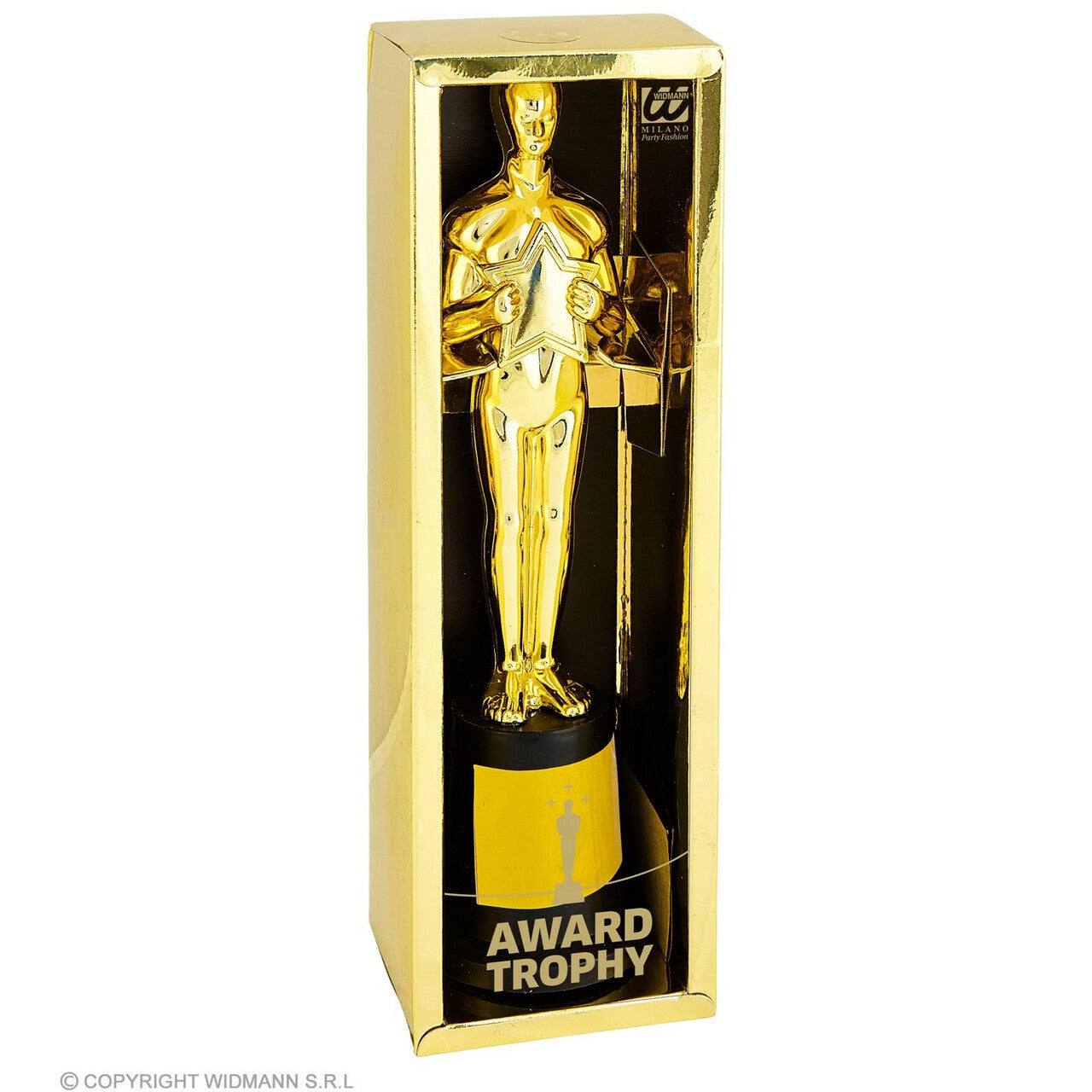 Op deze afbeelding zie je een Decoratie, van het merk Widmann. And The Winner Is Award 22 Centimeter