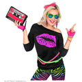 80s Shirt Big Kiss Vrouw