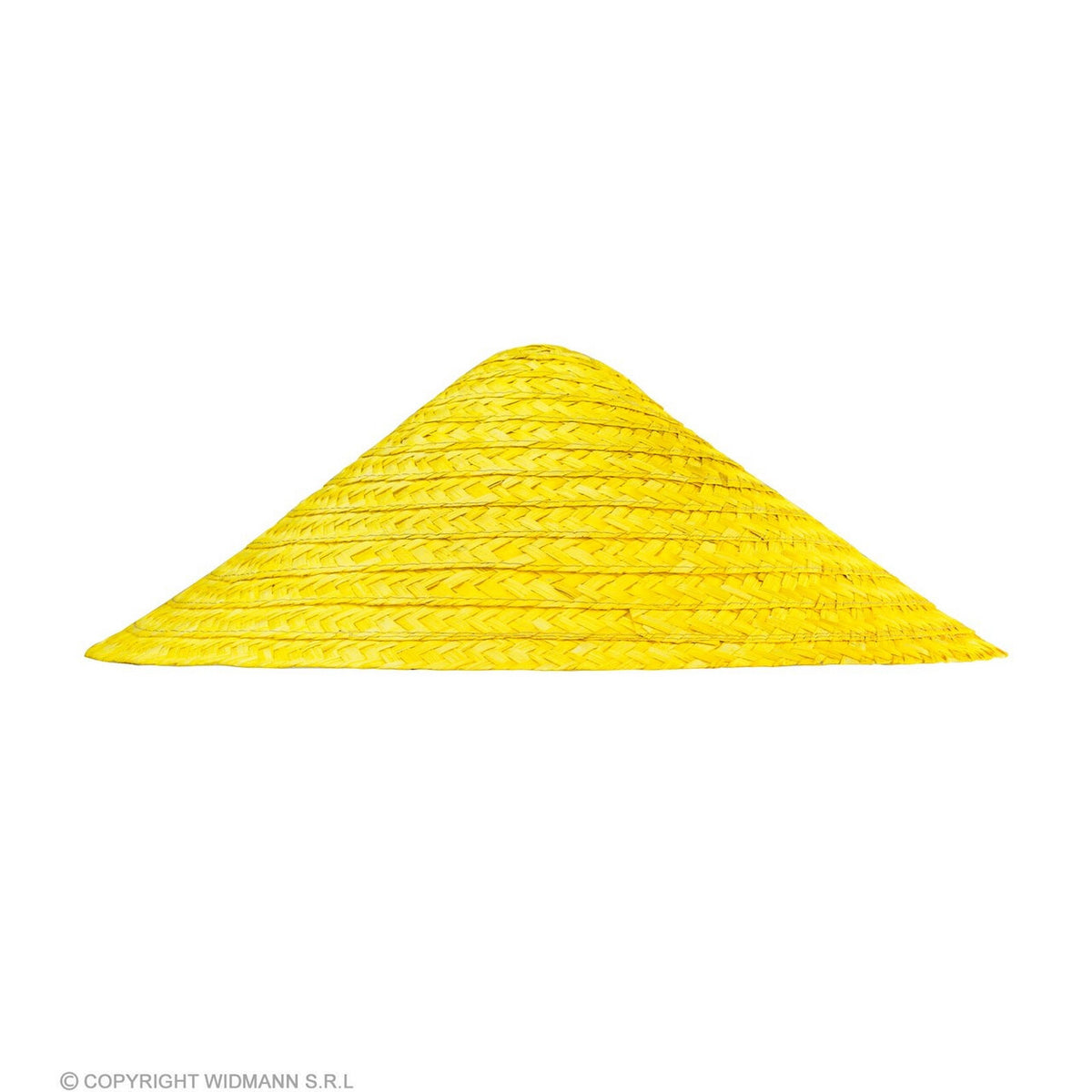 Op deze afbeelding zie je een Accessoires, van het merk Widmann. Knalgele Chinese Hoed Kyona