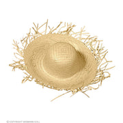 Op deze afbeelding zie je een Accessoires, van het merk Widmann. Tropische Strohoed Lekker Luieren Op Het Strand