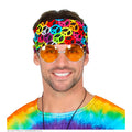 Peace-Zeichen Hippie Bandana Bunt 55 X 55 Cm