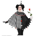 Poncho De Harlequin Noir Et Blanc Enfant