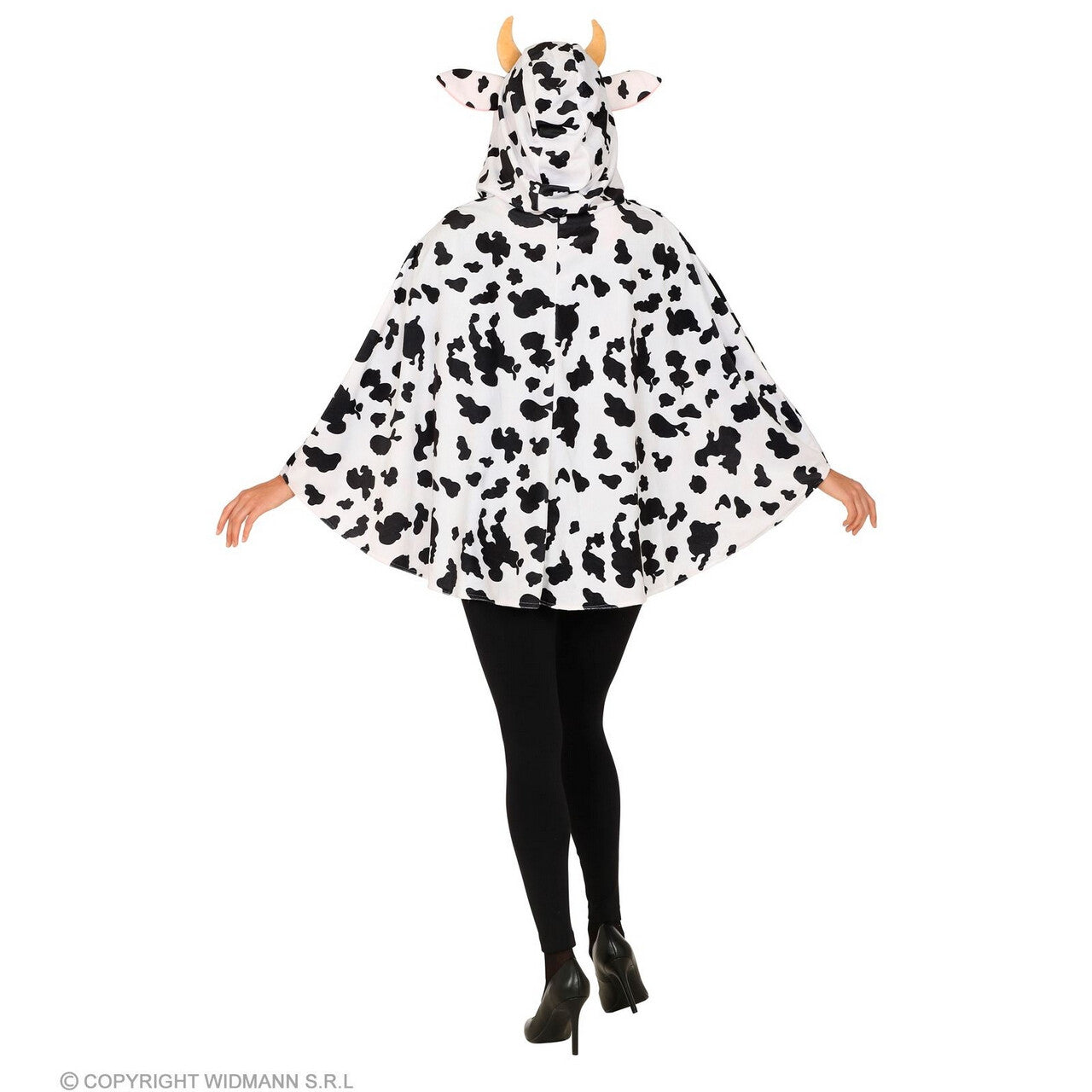 Op deze afbeelding zie je een Kostuums, van het merk Widmann. Berta De Beste Koe Poncho