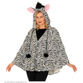 Poncho Rayé Noir Et Blanc Zèbre éblouissante