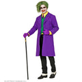 Niet Zo Serieuze Joker Jas Paars Man Kostuum