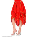 Jupe Rouge Fluide En Chiffon