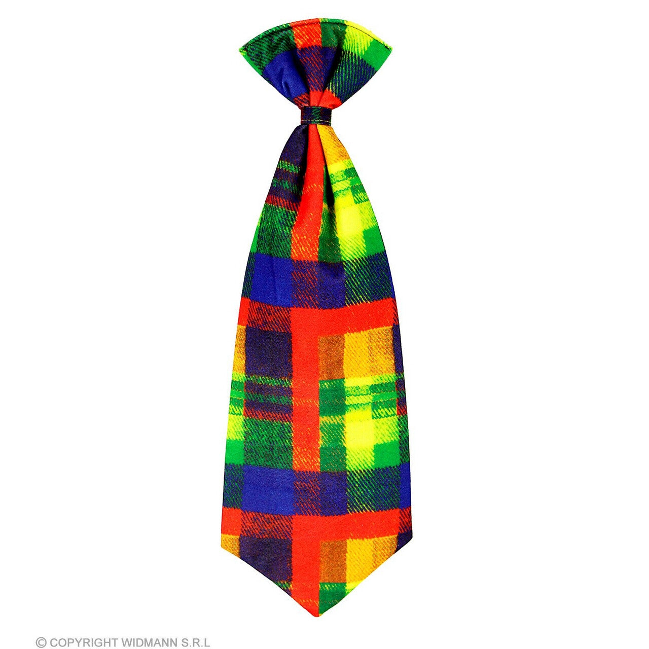 Op deze afbeelding zie je een Accessoires, van het merk Widmann. Vrolijke Stropdas Clown Geblokt