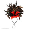 Brasilianisches Karneval Rio Federstirnband Rot