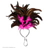 Stirnband Mit Feather Fortaleza Sommerkarneval Rosa