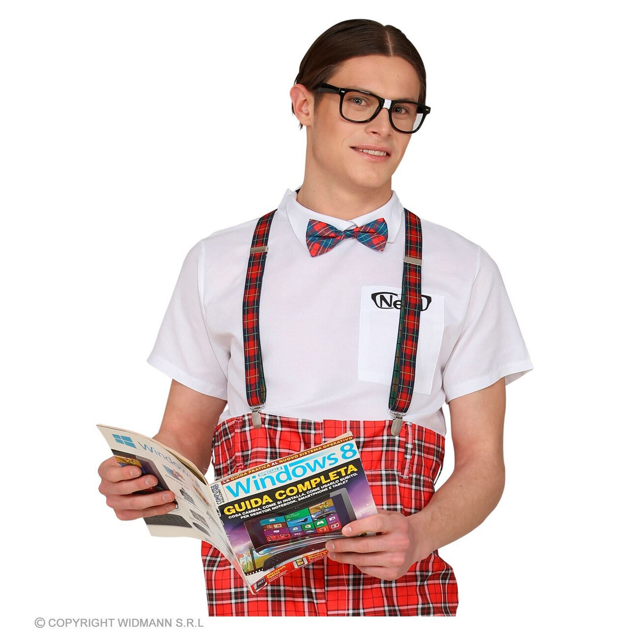 Op deze afbeelding zie je een Accessoires, van het merk Widmann. Beste Leerling Nerd Accessoire Set