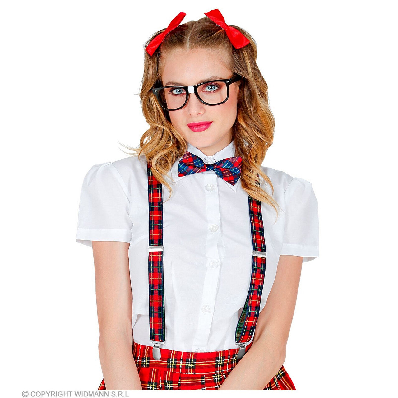 Op deze afbeelding zie je een Accessoires, van het merk Widmann. Beste Leerling Nerd Accessoire Set