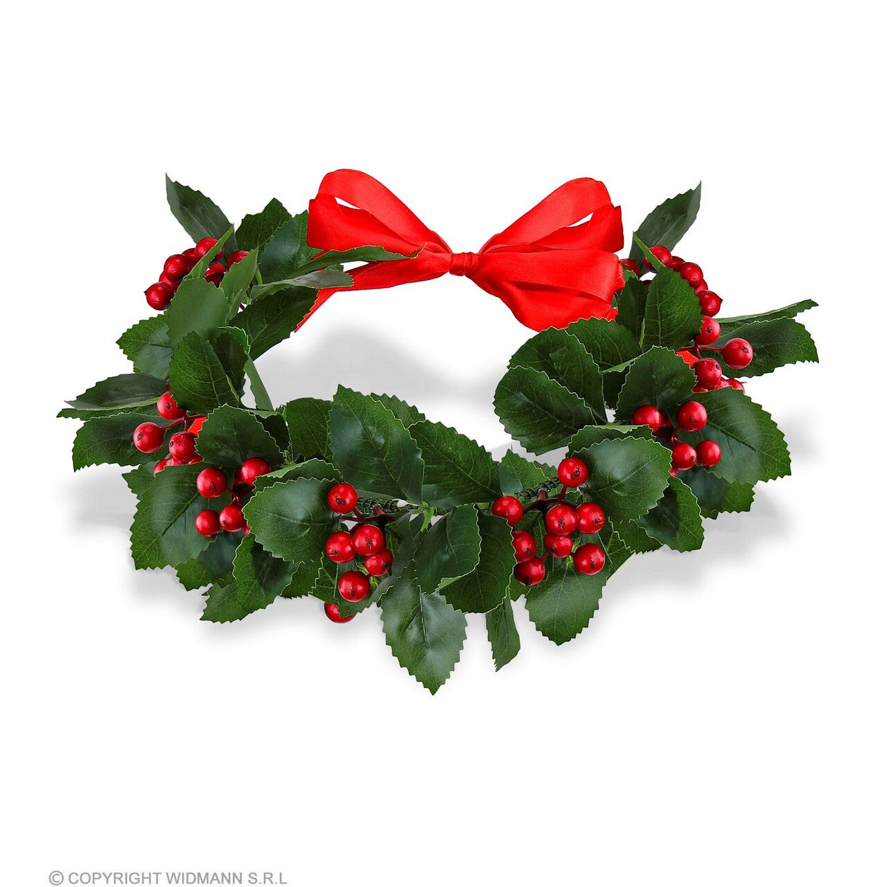 Op deze afbeelding zie je een Accessoires, van het merk Widmann. Kerstachtige Lauwerkrans Bosfee