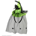 Mini Chapeau De Sorcière Vert Avec Voile