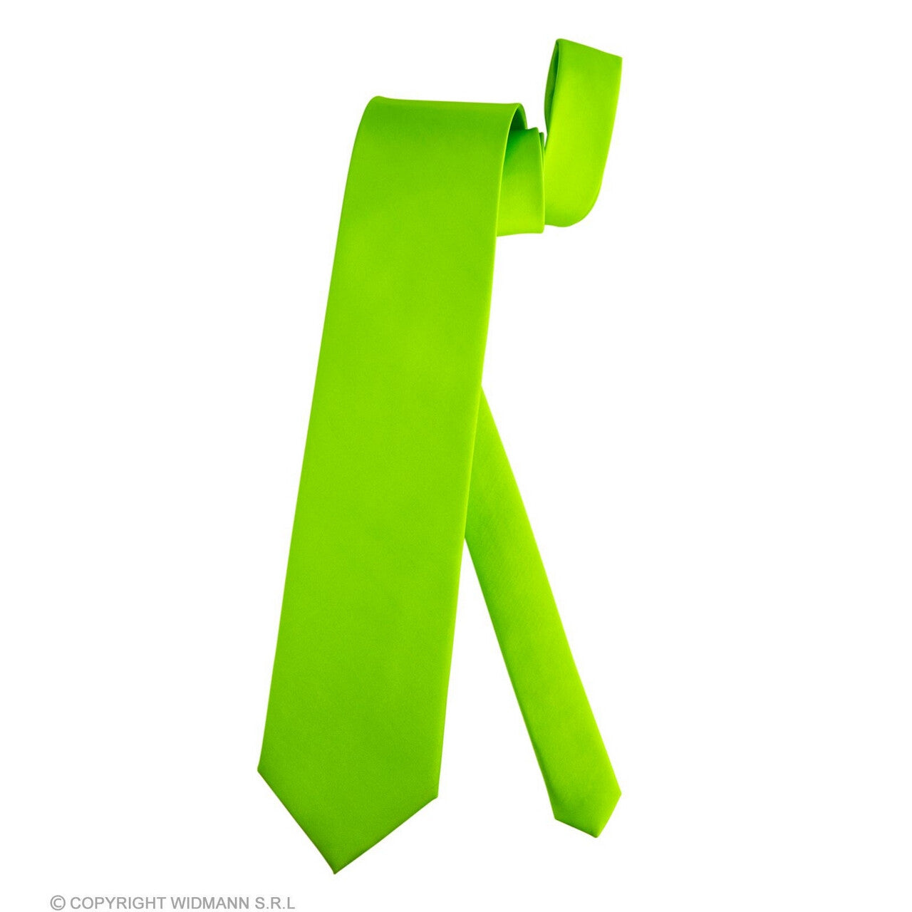 Op deze afbeelding zie je een Accessoires, van het merk Widmann. Glimmende Funky Neon Groene Stropdas