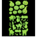 Glow In The Dark Halloween Pompoenen En Katten Stickers