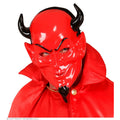 Rode Duivel Masker Met Hoorntjes