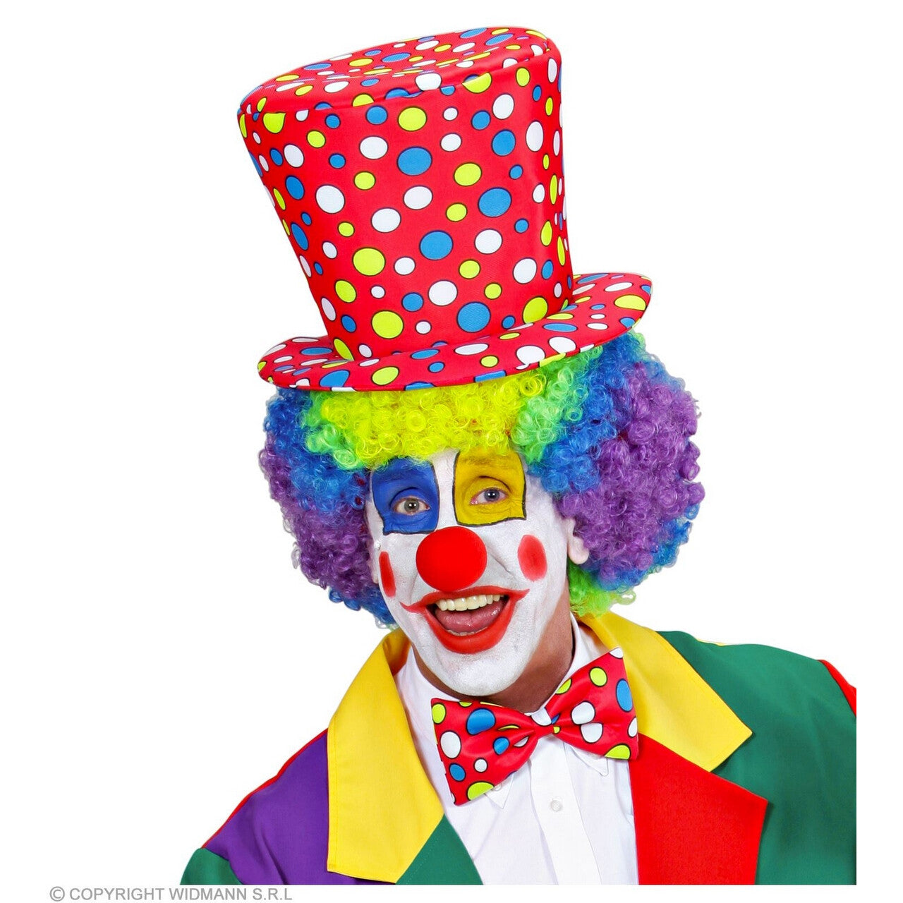 Op deze afbeelding zie je een Accessoires, van het merk Widmann. Dotsie De Grappige Clown Set Rood