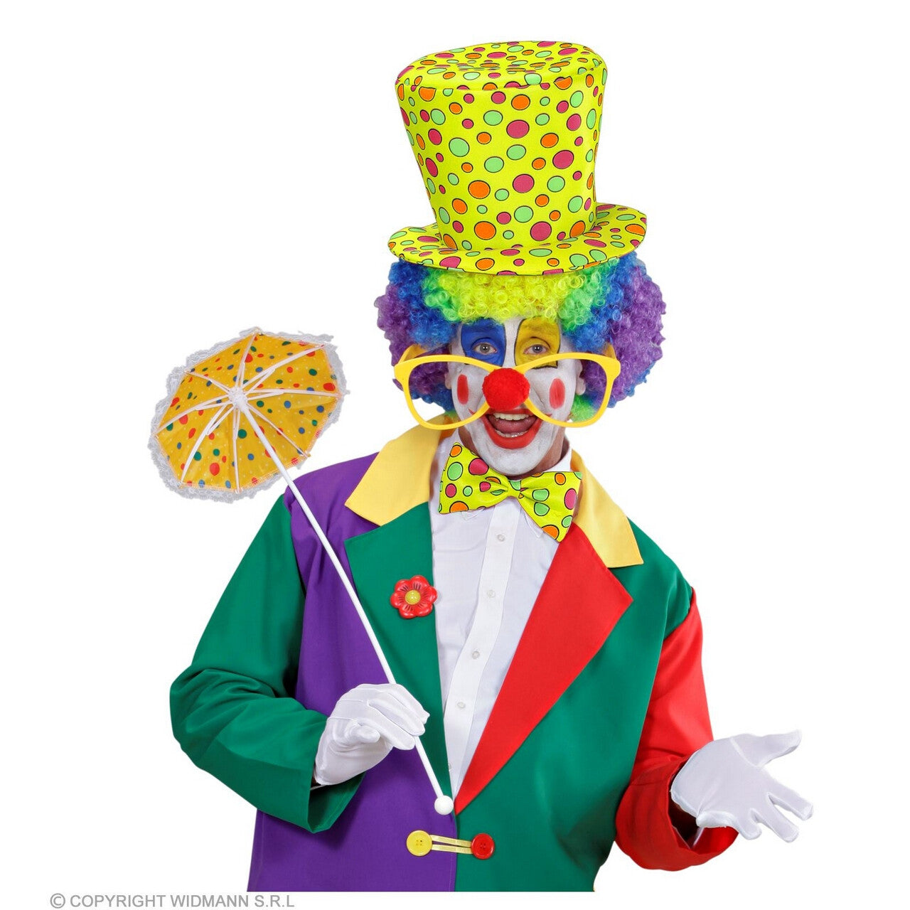 Op deze afbeelding zie je een Accessoires, van het merk Widmann. Sunny De Zonnige Clown Set