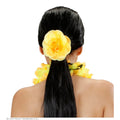 Hawaii Gele Bloem Haarelastiek