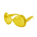 Gelbe Brille Mit Glitzersteinen