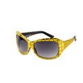 Pailletten-Sonnenbrille Gold
