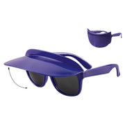 Op deze afbeelding zie je een Accessoires, van het merk Wilbers. Bril Met Zonneklep Paars