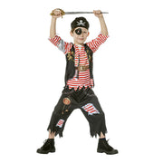 Op deze afbeelding zie je een Kostuums, van het merk Wilbers. Piraat One Eye Jongen Kostuum