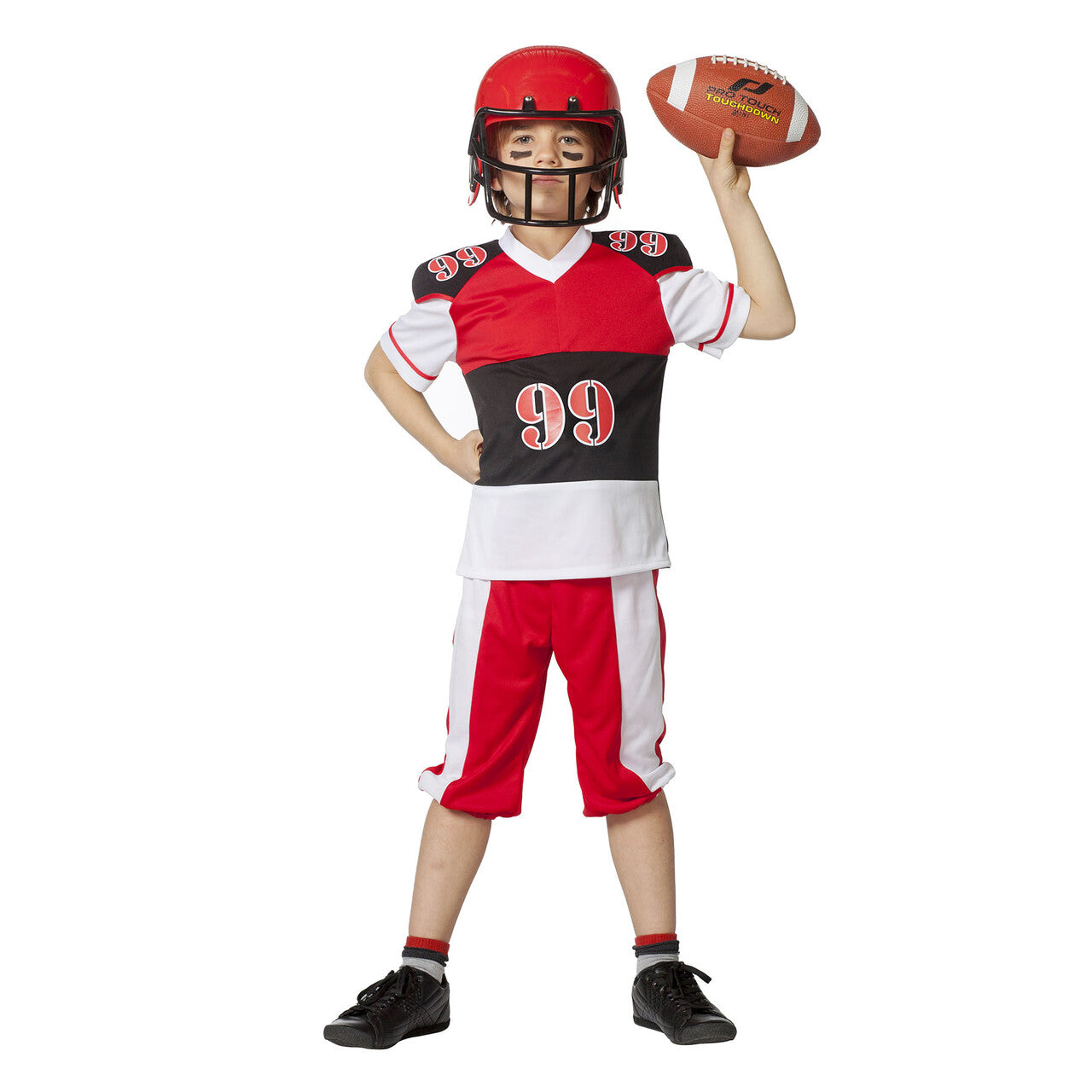 Op deze afbeelding zie je een Kostuums, van het merk Wilbers. American Football End Zone Jongen Kostuum