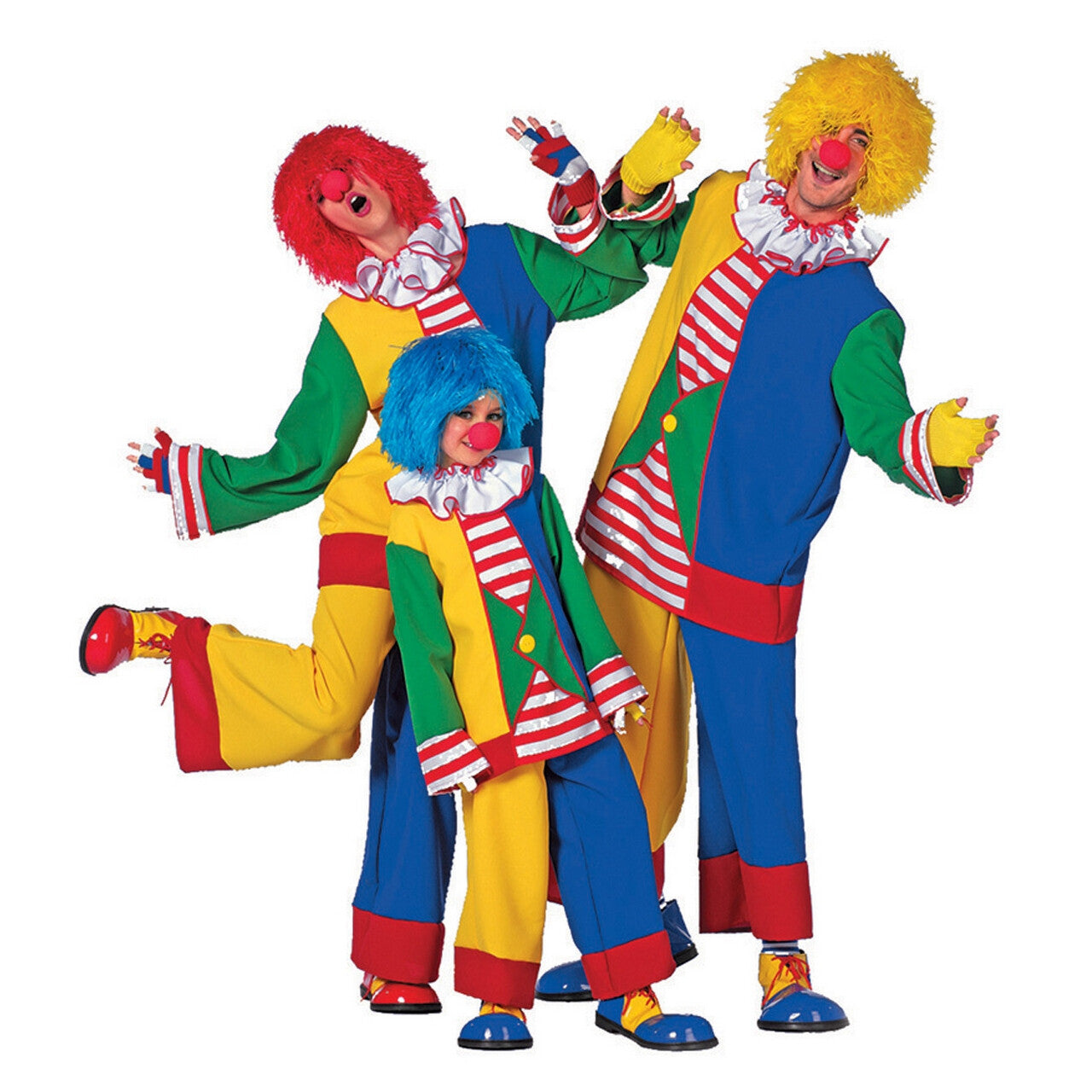 Op deze afbeelding zie je een Kostuums, van het merk Wilbers. Jojo De Clown Vrouw Kostuum