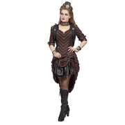Op deze afbeelding zie je een Kostuums, van het merk Wilbers. Fantasy Steampunk Vrouw Kostuum