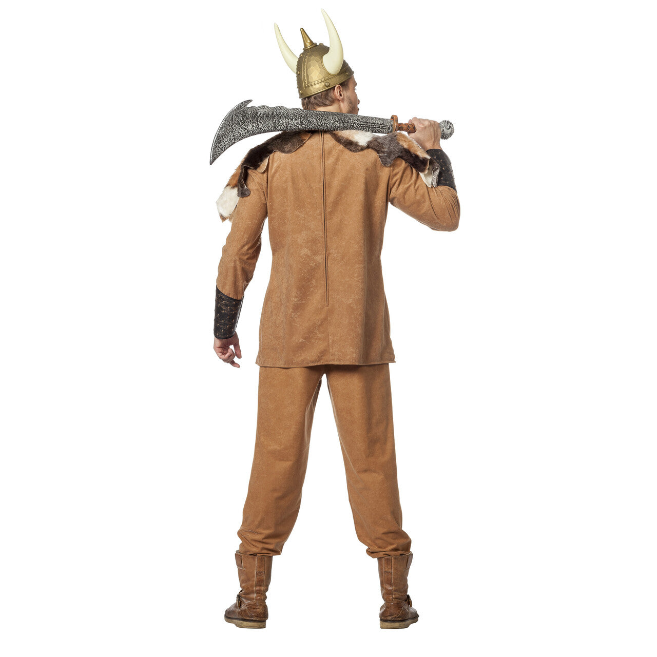 Op deze afbeelding zie je een Kostuums, van het merk Wilbers. Venijnig Vinnige Viking Man Kostuum