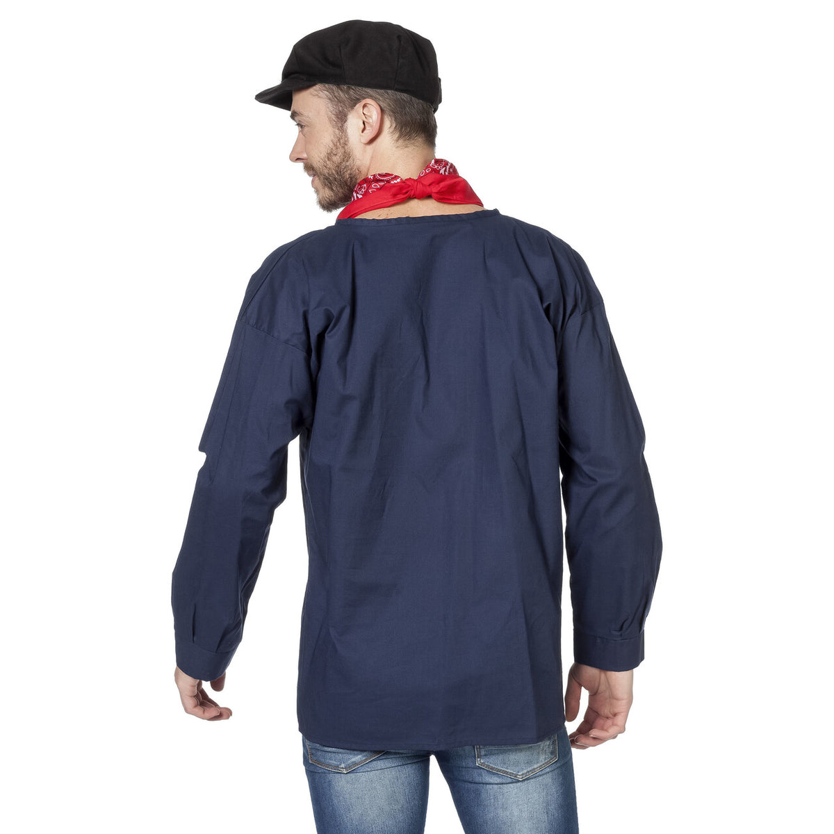 Op deze afbeelding zie je een Kostuums, van het merk Wilbers. Blauwe Boerenkiel Origineel Unisex
