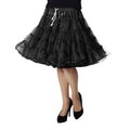 Petticoat Swing Luxus Schwarz