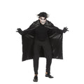 Cape Dracula Roumain En Furie Double Avec Col Noir