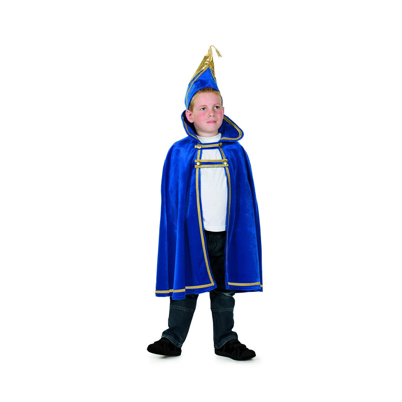 Op deze afbeelding zie je een Kostuums, van het merk Wilbers. Prins Carnaval Kielegat Blauw Jongen Kostuum