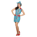 Tablier Fleuri Gai Gouvernante Costume Femme