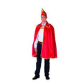 Cape N Steek Prins Carnaval Fluweel Rood Man