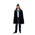 Cape En Steek Prins Carnaval Fluweel Zwart Man