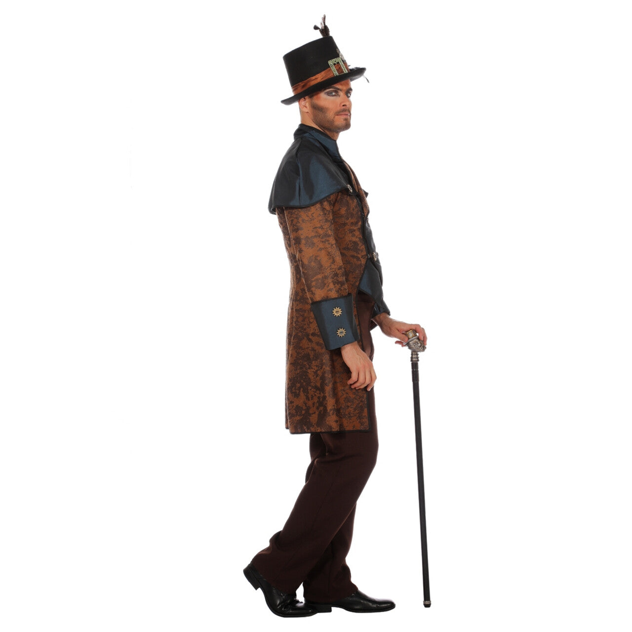 Op deze afbeelding zie je een Kostuums, van het merk Wilbers. Steampunk Jas Industrieel Man Kostuum