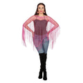 Poncho Visnet Roze Vrouw