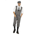 Roaring 20S Set Finn Peaky Kuitboek Man Kostuum